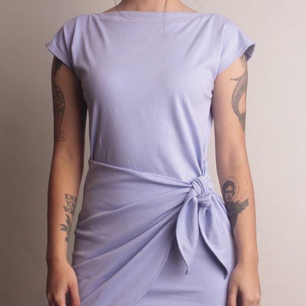 Cute simple sleeveless summer wrap dress pack of 4
